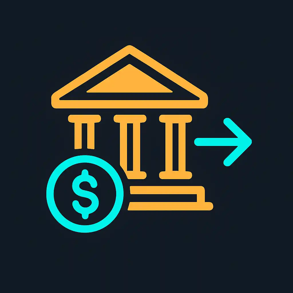 Bank transfer icon